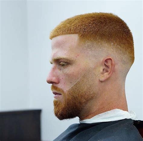 ginger buzz cut